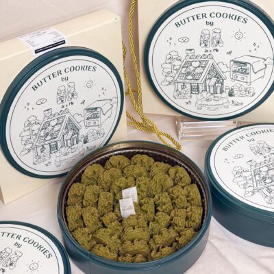 Pure Matcha Butter Cookies